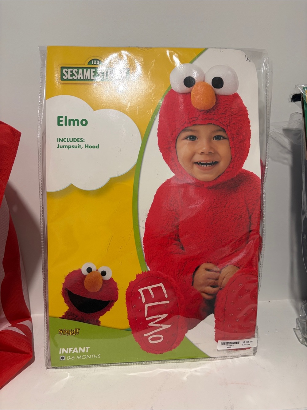 Elmo Halloween Costume-NEW 0-6 Months